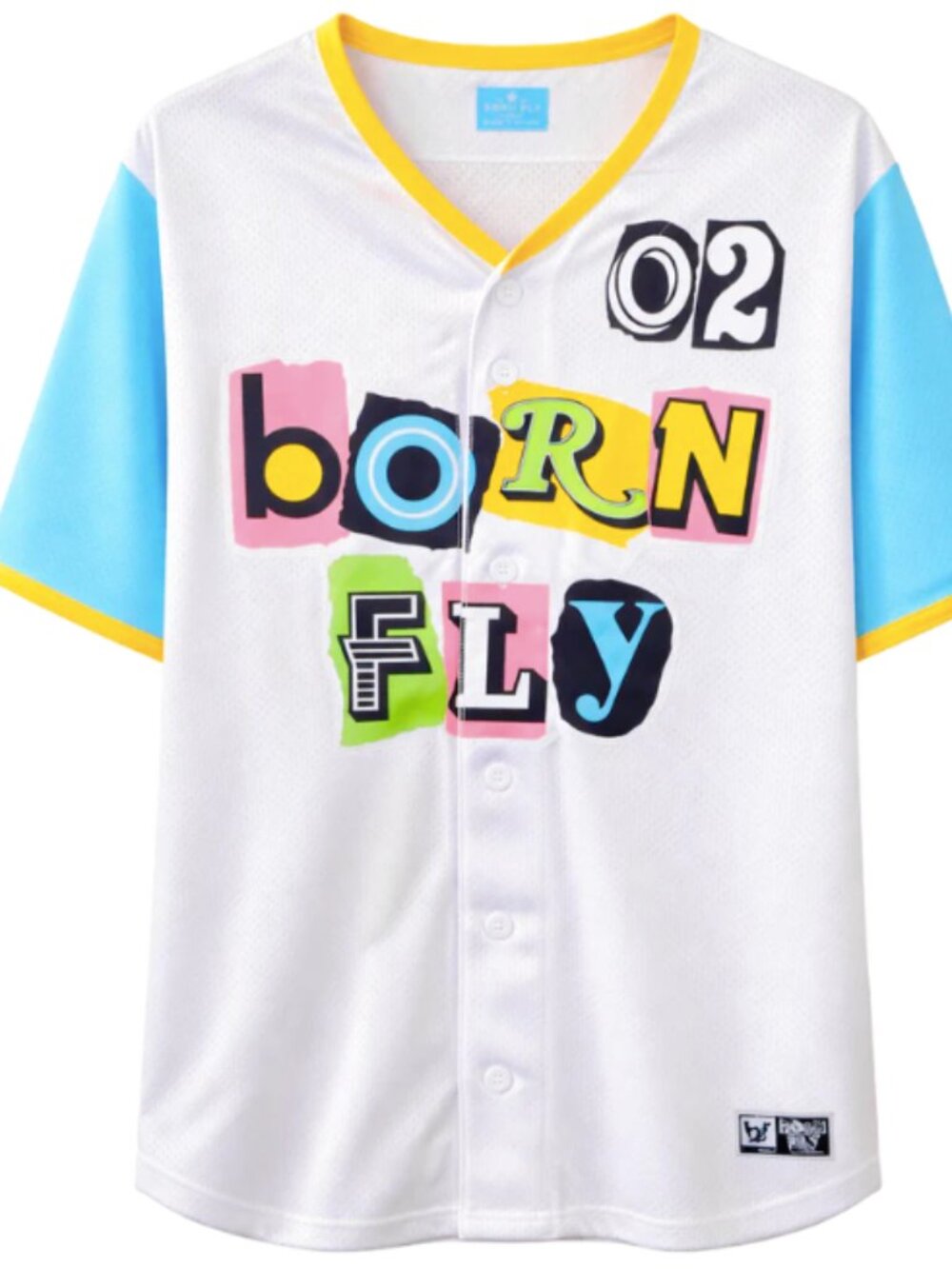 Born Fly Graphic Jersey - White - XL